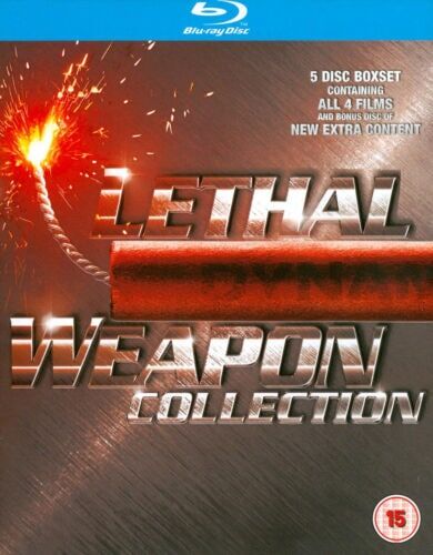 Lethal Weapon Collection Blu-Ray 2010 Mel Gibson, Donner DIR cert 15 5 Lethal Weapon Collection Blu-Ray 2010 Mel Gibson, Donner DIR cert 15 5
