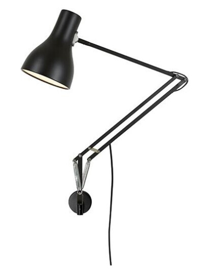 Anglepoise Type 75™ Lampe M. Veggbeslag Jet Black Anglepoise Type 75™ Lampe M. Veggbeslag Jet Black