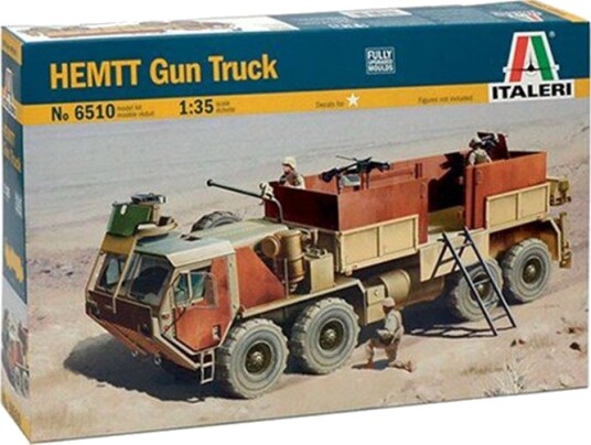 Italeri M985 HEMTT Gun Truck Modellbyggesett 1:35 Italeri M985 HEMTT Gun Truck Modellbyggesett 1:35