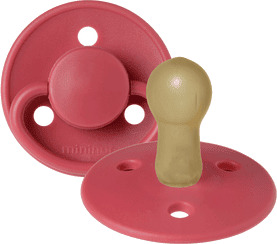 Mininor Latexsmokk 6+ mnd., Rabarbra - 2 stk. Mininor Latexsmokk 6+ mnd., Rabarbra - 2 stk.