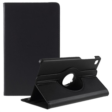 Samsung Galaxy Tab A7 Lite 360 Roterende Folio etui Svart