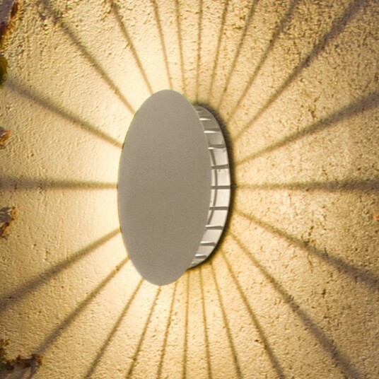 Vibia Meridiano 4720 Utendørs vegglampe kremhvit Beige
