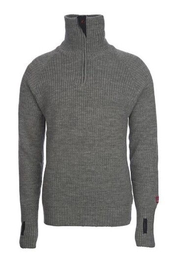 Ulvang Unisex Rav Sweater With Zip Grey Melange 3XL