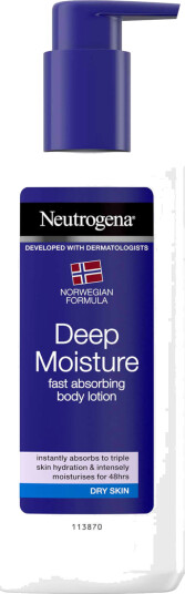 Neutrogena Norwegian Formula Deep Moisture Body Lotion for Dry Skin 400 ml Neutrogena Norwegian Formula Deep Moisture Body Lotion for Dry Skin 400 ml