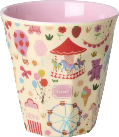 Melaminkopp 25 cl Pink Fun Fair