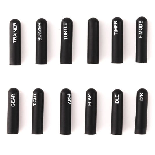 RadioMaster Silicon Switch Covers Long - Black