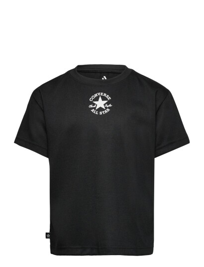 Converse Cnvn Sustainable Core S/S Tee Black 110/116 Converse Cnvn Sustainable Core S/S Tee Black 110/116