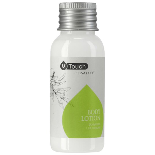 V-Touch Bodylotion Oliva Pure; 35 ml; Hvit; 250 Stykk / Forpakning V-Touch Bodylotion Oliva Pure; 35 ml; Hvit; 250 Stykk / Forpakning