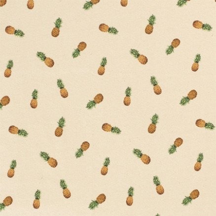 Balsløw Bomullsjersey Print Stoff 150cm Ananas 51 50cm