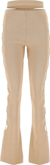 Andrea Adamo Dame Bukser Beige S, Andrea Adamo Dame Bukser Beige S,