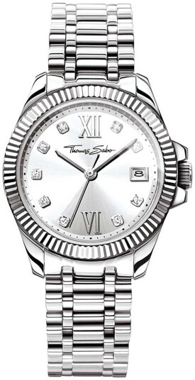 Thomas Sabo Dameklokke WA0252 201 201 Divine Spirit Sølvfarget/Stål