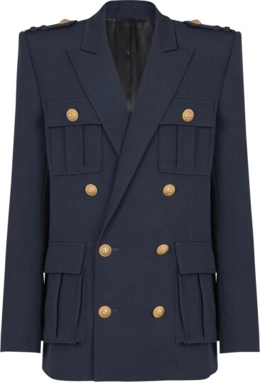 Balmain Herre Jakker Blå M,