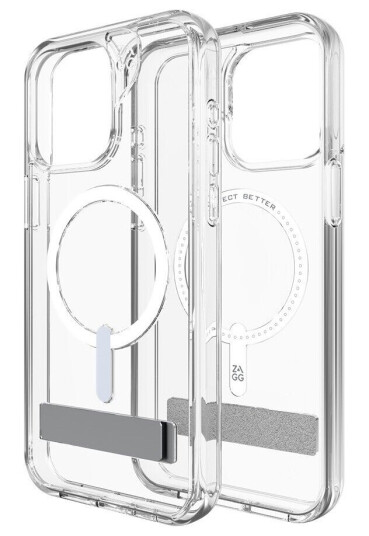 Zagg Iphone 15 Pro Max Deksel Crystal Palace Snap Kickstand Clear Zagg Iphone 15 Pro Max Deksel Crystal Palace Snap Kickstand Clear