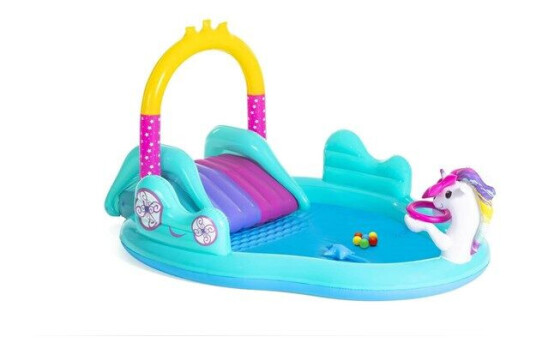 Bestway Magical Unicorn Carriage Play Center