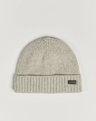 Barbour Lifestyle Carlton Wool Beanie Light Grey