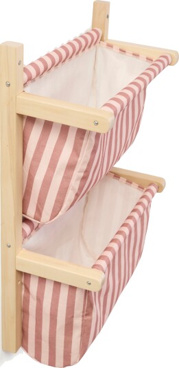 Kid"s Concept Wall Storage Textile Stripe Clay Pink Pink ONE SIZE