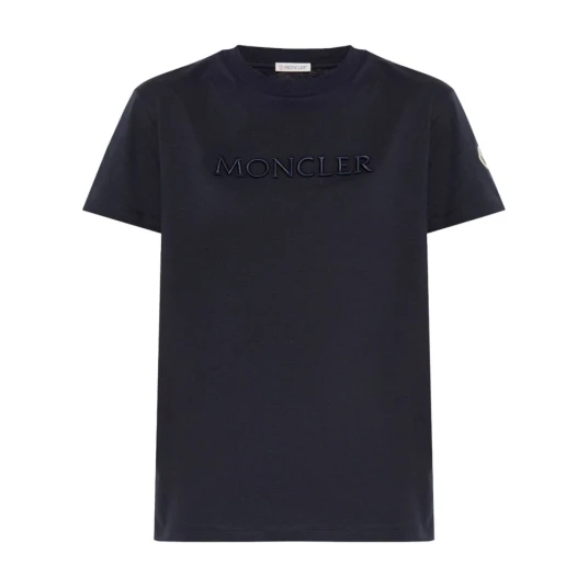 Moncler, Dame, Topper, Blå, S,