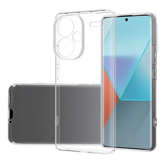 INCOVER Xiaomi Redmi Note 13 Pro+ (Plus) Fleksibelt Plastdeksel - Gjennomsiktig