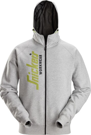 Snickers Workwear 2846 2800 Hettegenser med logo grå Grå Klær