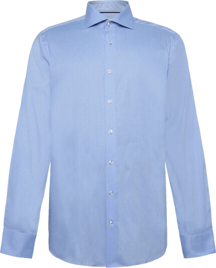 Bruun & Stengade Bs Prehn Slim Fit Shirt Blue 38