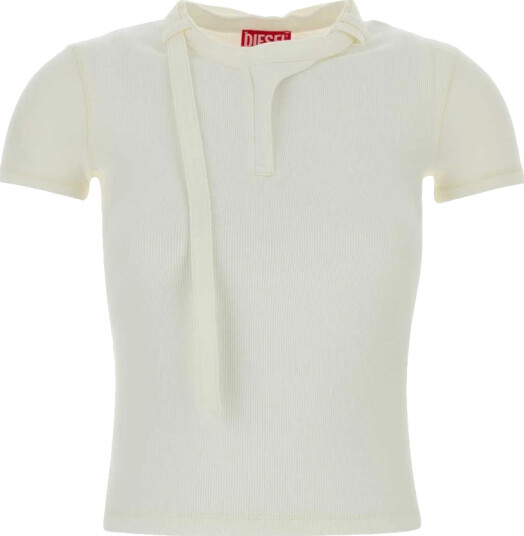 Diesel Dame Topper Hvit XS,