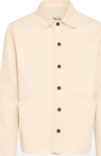 Solid Sdossie Overshirt Oatmeal Xl Langarmede Skjorter