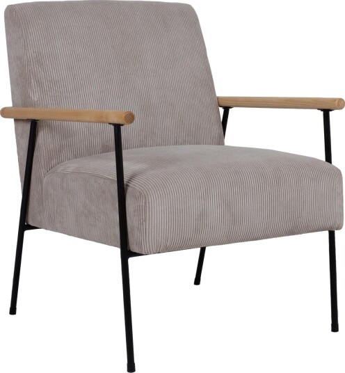 Lenestol HOME4YOU Jade 63x75,5x85,5 cm Gråbeige Gråbeige