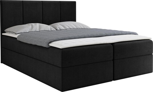 Laggano Kontinentalseng 180x200 cm + Overmadrass - Svart