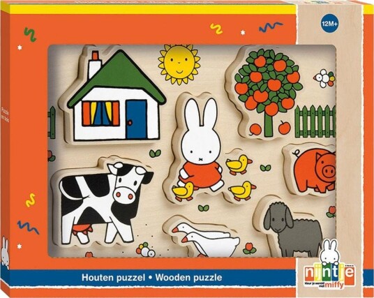 Bambolino Miffy Trepuslespill 12+ Måneder 7 Brikker