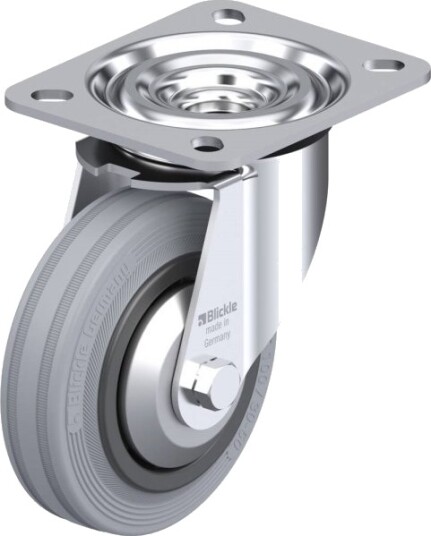 Blickle 86538 L-Vpp 100G-Sg-Fa Hjul, Hjuldiameter 100 Mm, Bæreevne (Maks.) 70 Kg