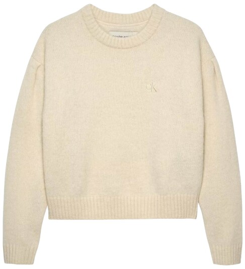 Calvin Klein Genser Polyester stoff/Ull Hvitkappegrå Calvin Klein 14 år 164 Genser