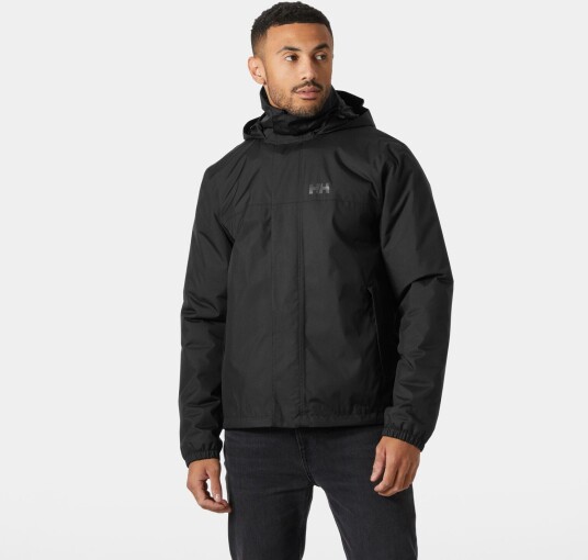 Helly Hansen Vancouver Insulated Rain Jacket Herre Svart M