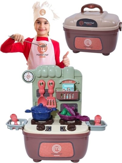 Masterchef Junior Matlagingskoffert Med Kjøkkenutstyr Og Tilbehør