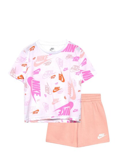 Nike Nkn N Nsw Aop Lt Wt Ft Short S Orange 116/122
