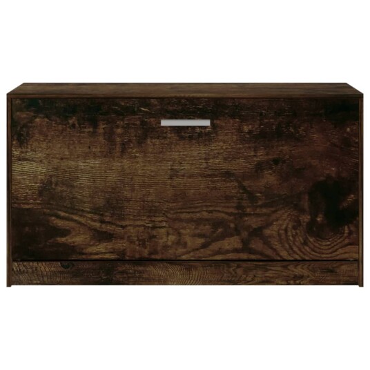 vidaXL Skobenk r?kt eik 80x24x45 cm konstruert tre