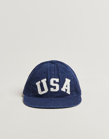 Polo Ralph Lauren Cotton Twill USA Cap Newport Navy