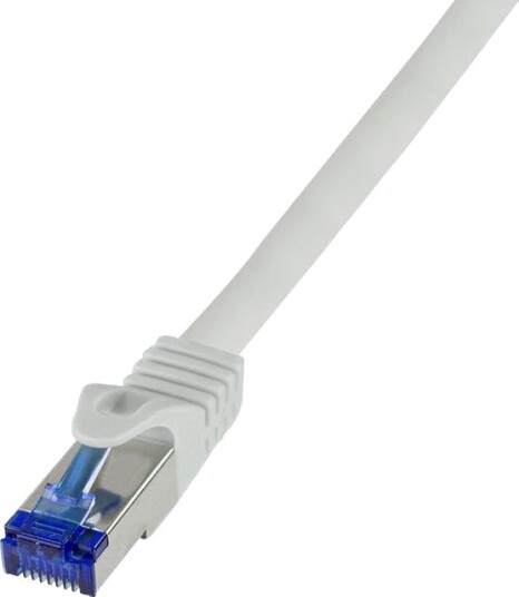 LogiLink Patchkabel Ultraflex, Cat.6A, S/FTP, grau, 0,25 m