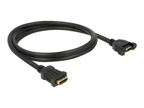 Delock - Hdmi Med Ethernet-kabel 1m Hdmi Hunn Hdmi Hunn
