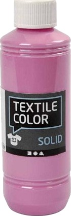Diverse Textile Solid ugjennomsiktig rosa 250 ml 1 fl