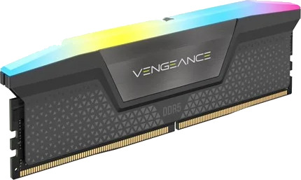 Corsair Vengeance RGB DDR5-6000 16 GB CL38 1x16 GB AMD EXPO Intel XMP Grå CMH16GX5M1D6000Z38