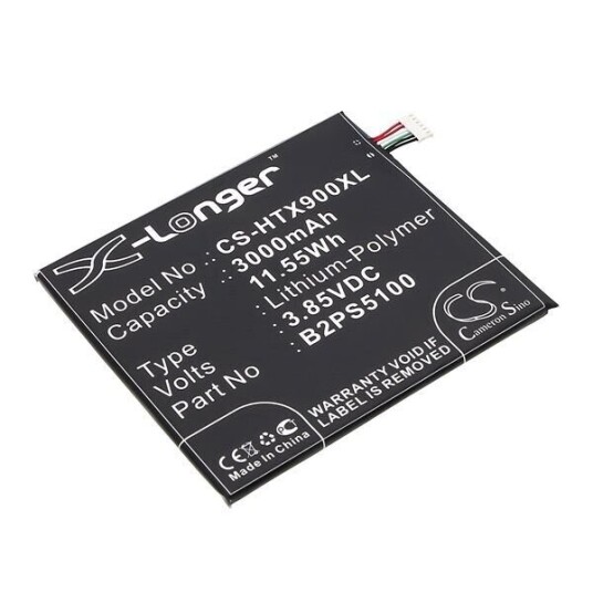 HTC One X9u batteri (3000 mAh 3.85 V, Sort)