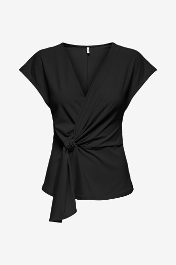 Only Topp onlSilja S/L Twist Top JrSvart
