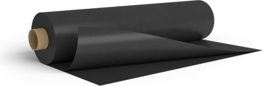 Tecca 240001 Badstufolie 1200 X 0,08 mm X 25 m, Svart