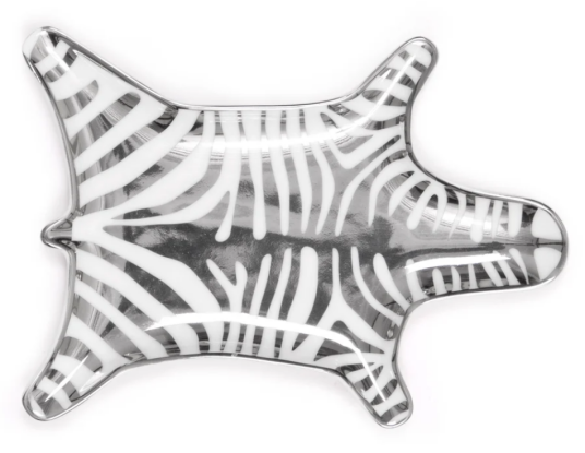 Jonathan Adler Zebra Fat Sølv 15x10