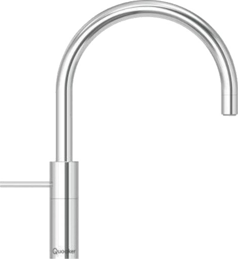 Quooker Bl. Batteri Round Kjøkkenkran Krom