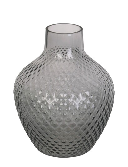 Present Time Vase Delight Grey DARK H31CM