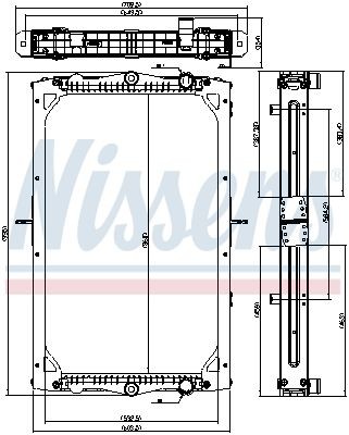 Radiator NISSENS 606777