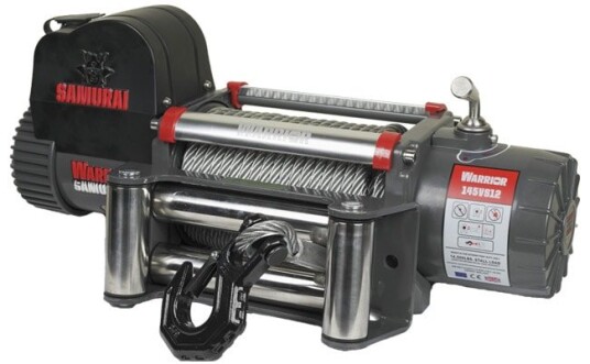 Warrior Winches 145VS12 Samurai Vinsj 14500lb Premium 12V Stålvaier Warrior Winches 145VS12 Samurai Vinsj 14500lb Premium 12V Stålvaier