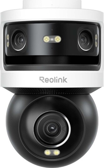 Reolink TrackMix P760 4K Utendørs Overvåkningskamera med Dual PoE og IP65 Sort/Hvit