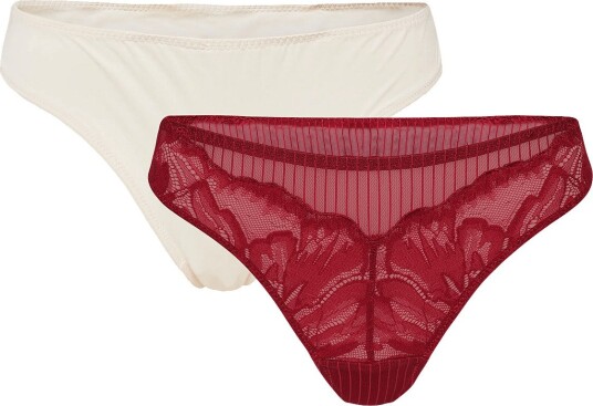 Dorina Delphine Thong   Red   XS
